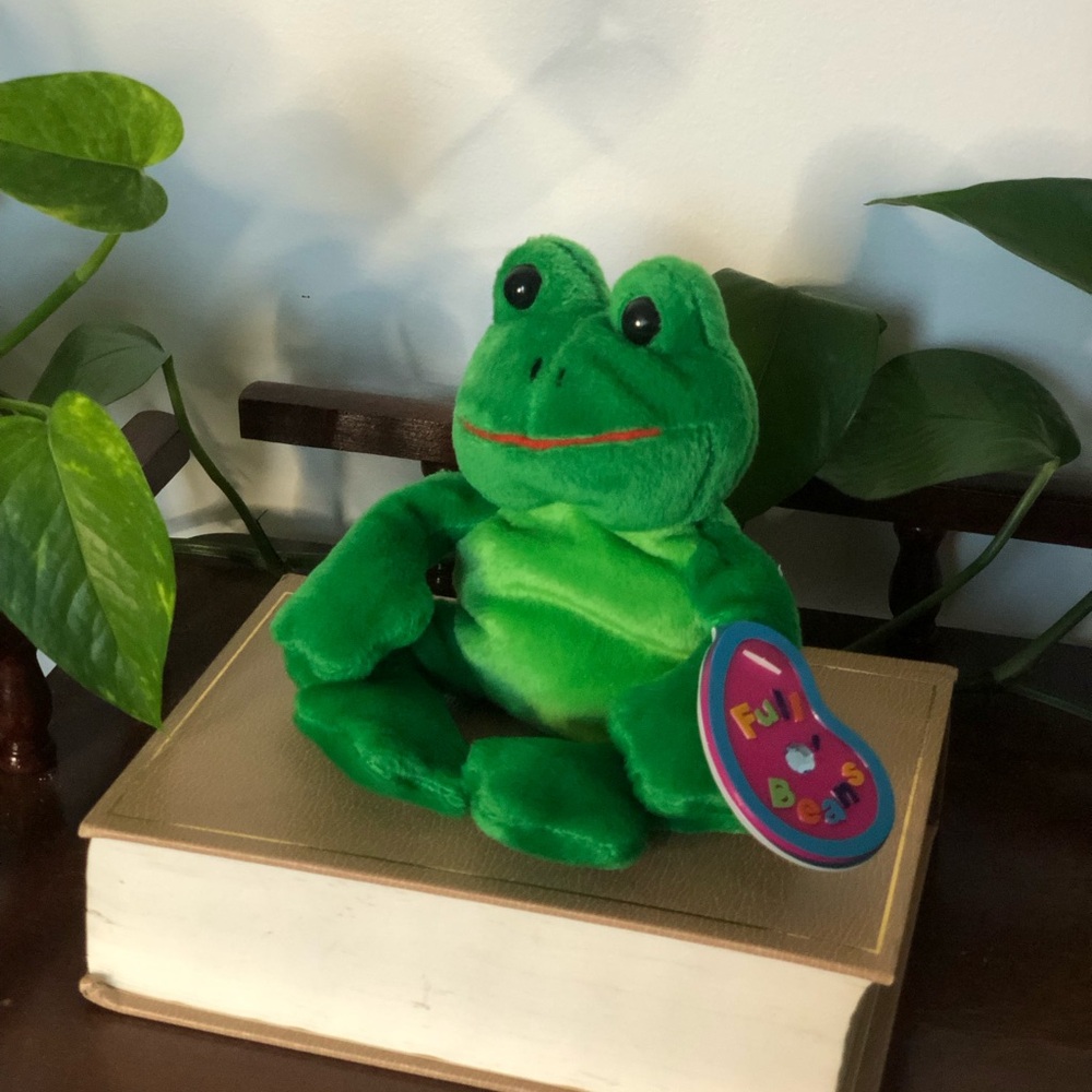 Full O’ Beans "Tad the Frog" Plush Toy – NWT